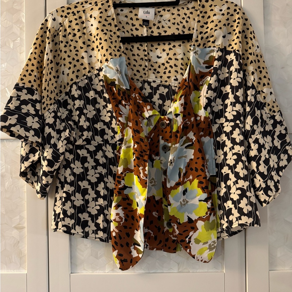 Cabi Patchwork Top - Multicolor